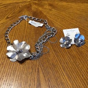 Jessica Simpson new necklace and earring set